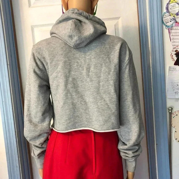 Women cropped Hoodie sweatshirt size S - Picture 3 of 3